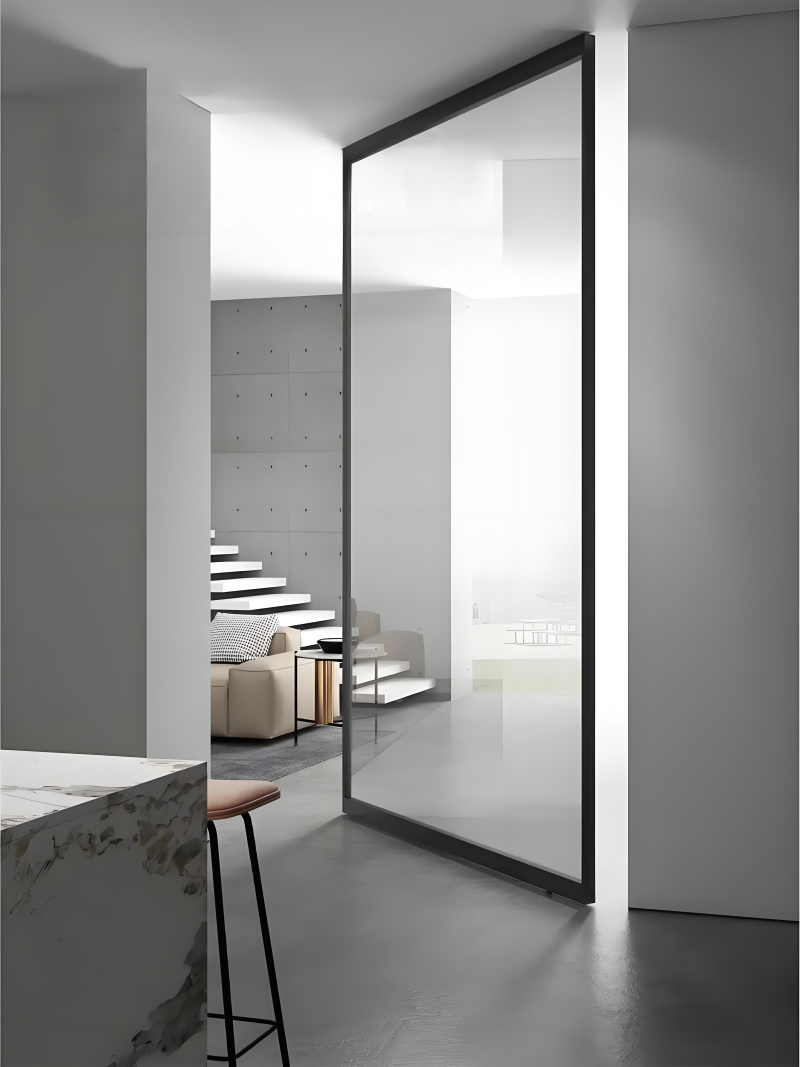 DING KIN Aluminum Framed Entrance Pivot Door