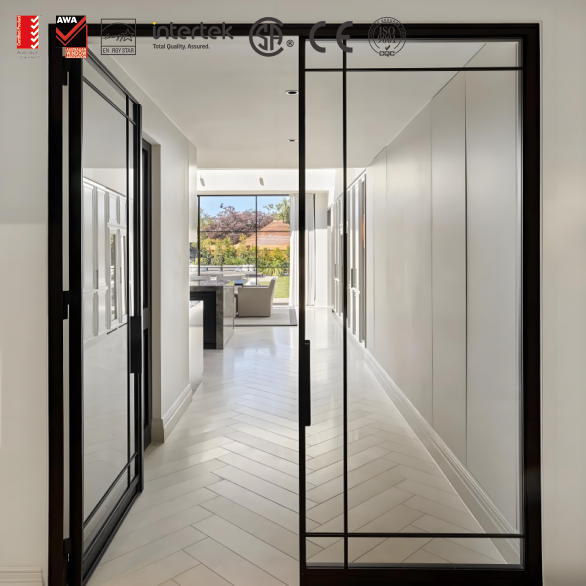 exterior double doors