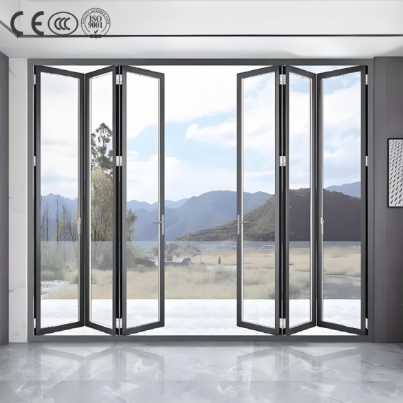 folding glass doors